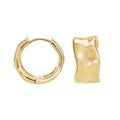 Marina Wave Hoop Earrings