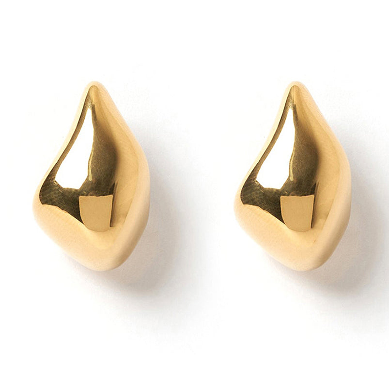 Celine Tear Drop Dome Earrings