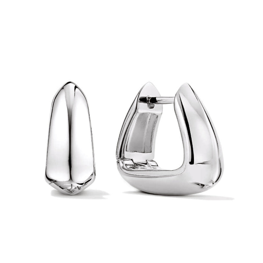 Small Gable Hoop Earrings