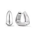 Small Gable Hoop Earrings