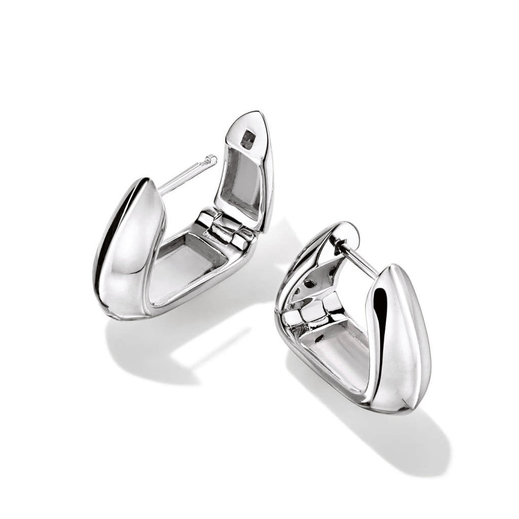 Small Gable Hoop Earrings