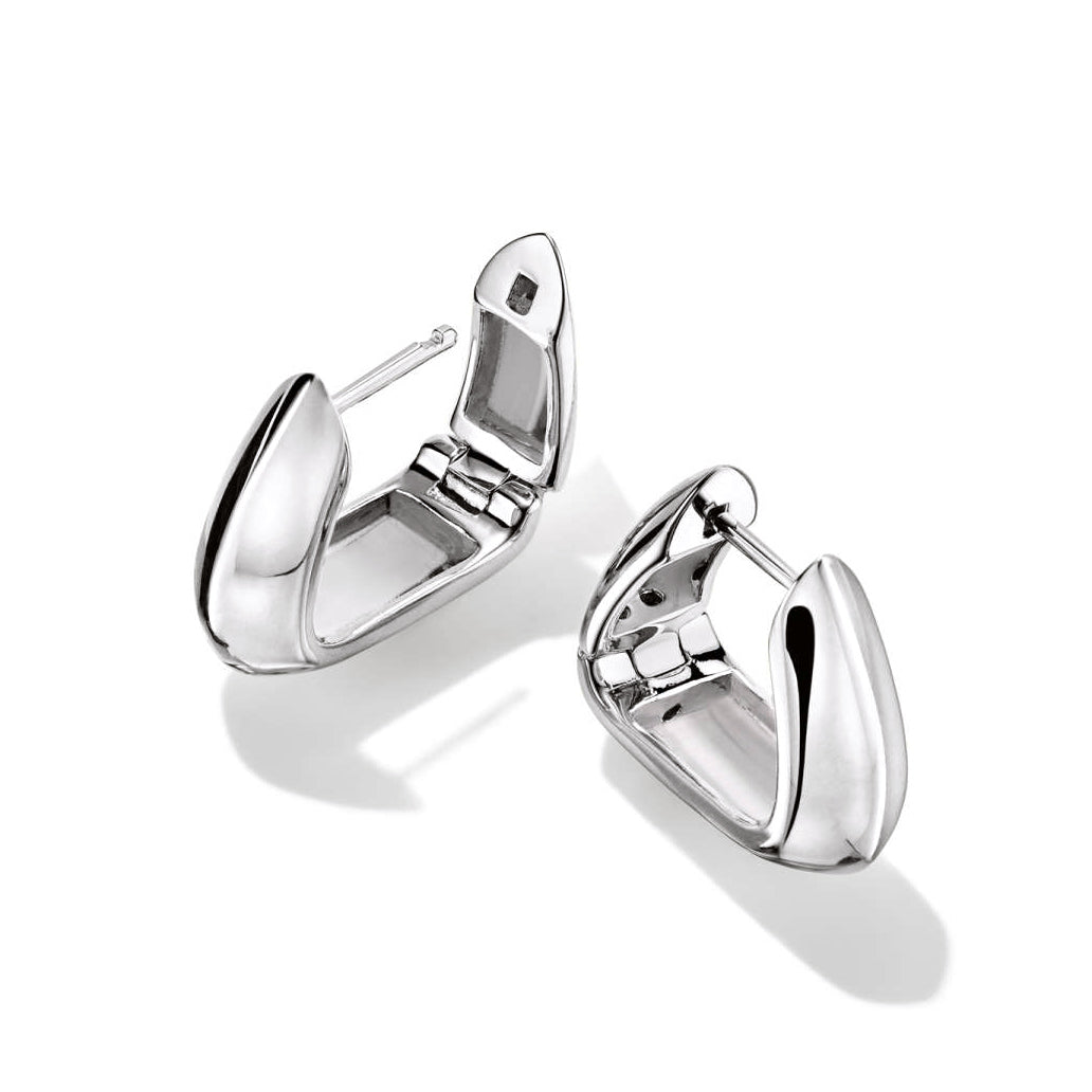 Small Gable Hoop Earrings
