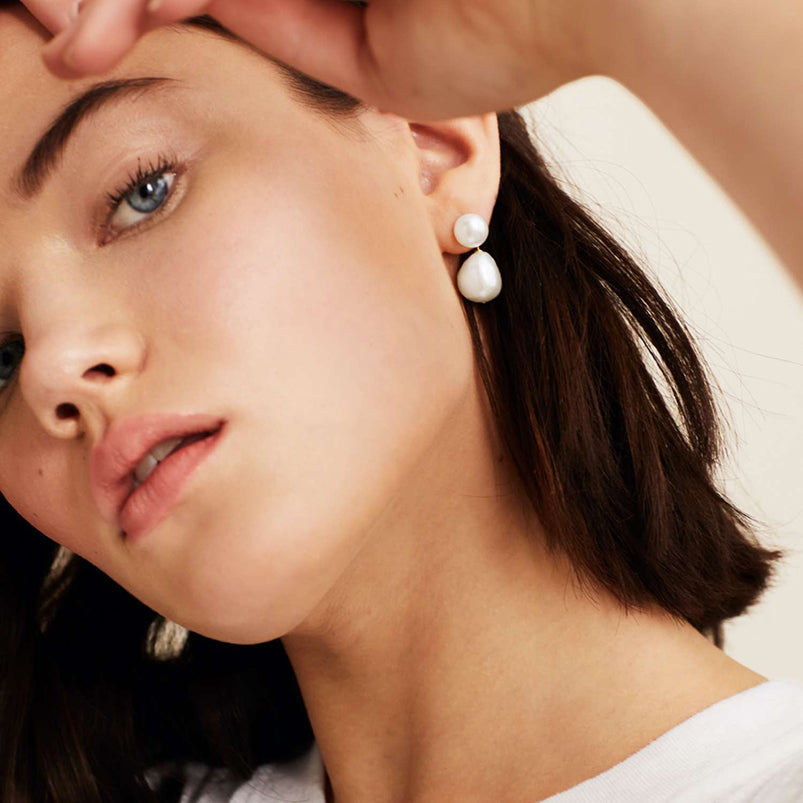 Diana Pearl Drop Earrings