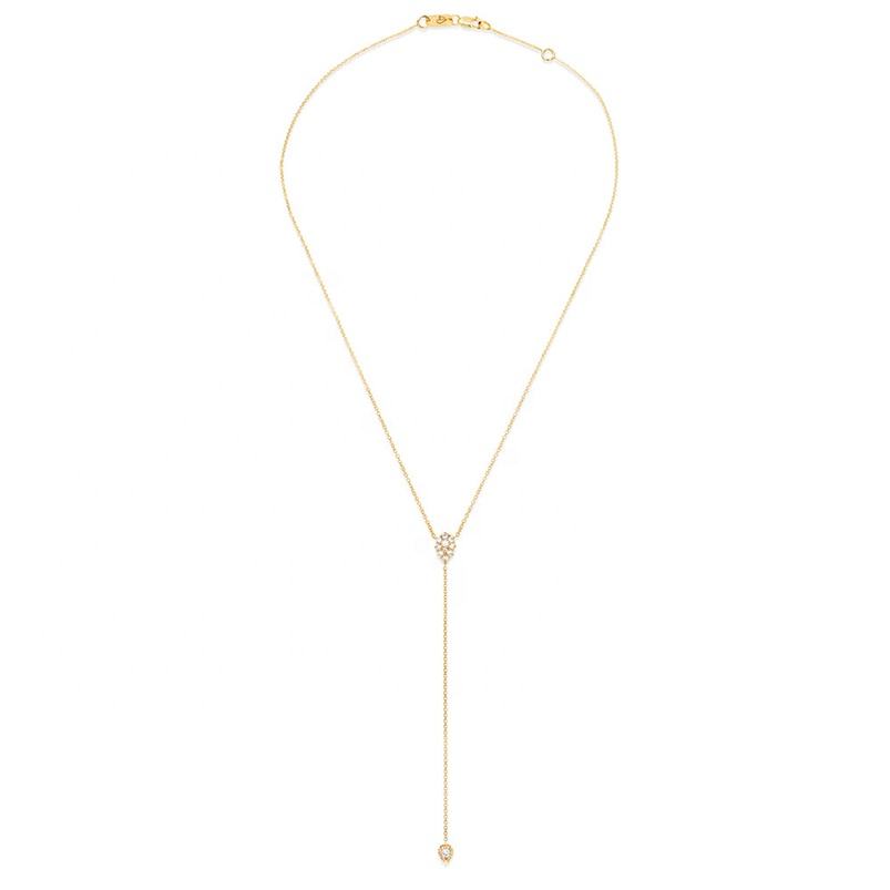 Lariat Evie Pavé Necklace