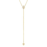 Lariat Evie Pavé Necklace