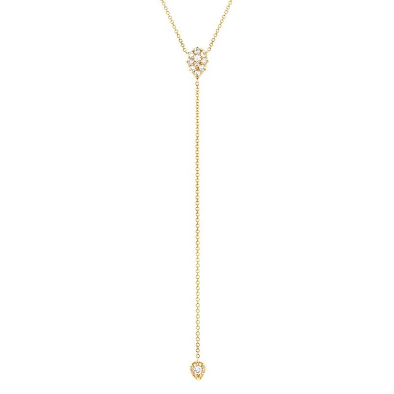 Lariat Evie Pavé Necklace